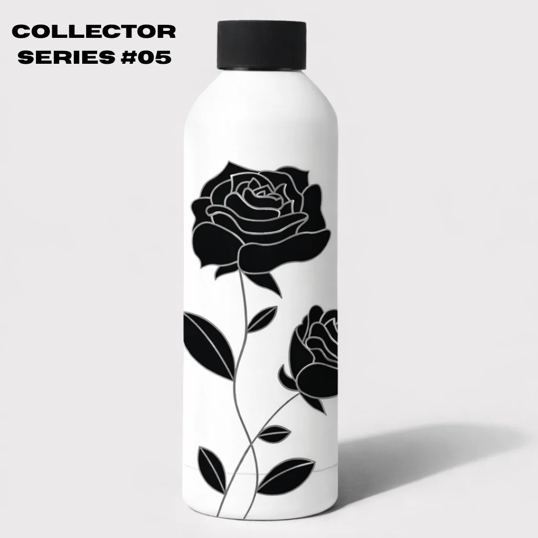 Black Rose Collector's Series 005 Metal Bottle