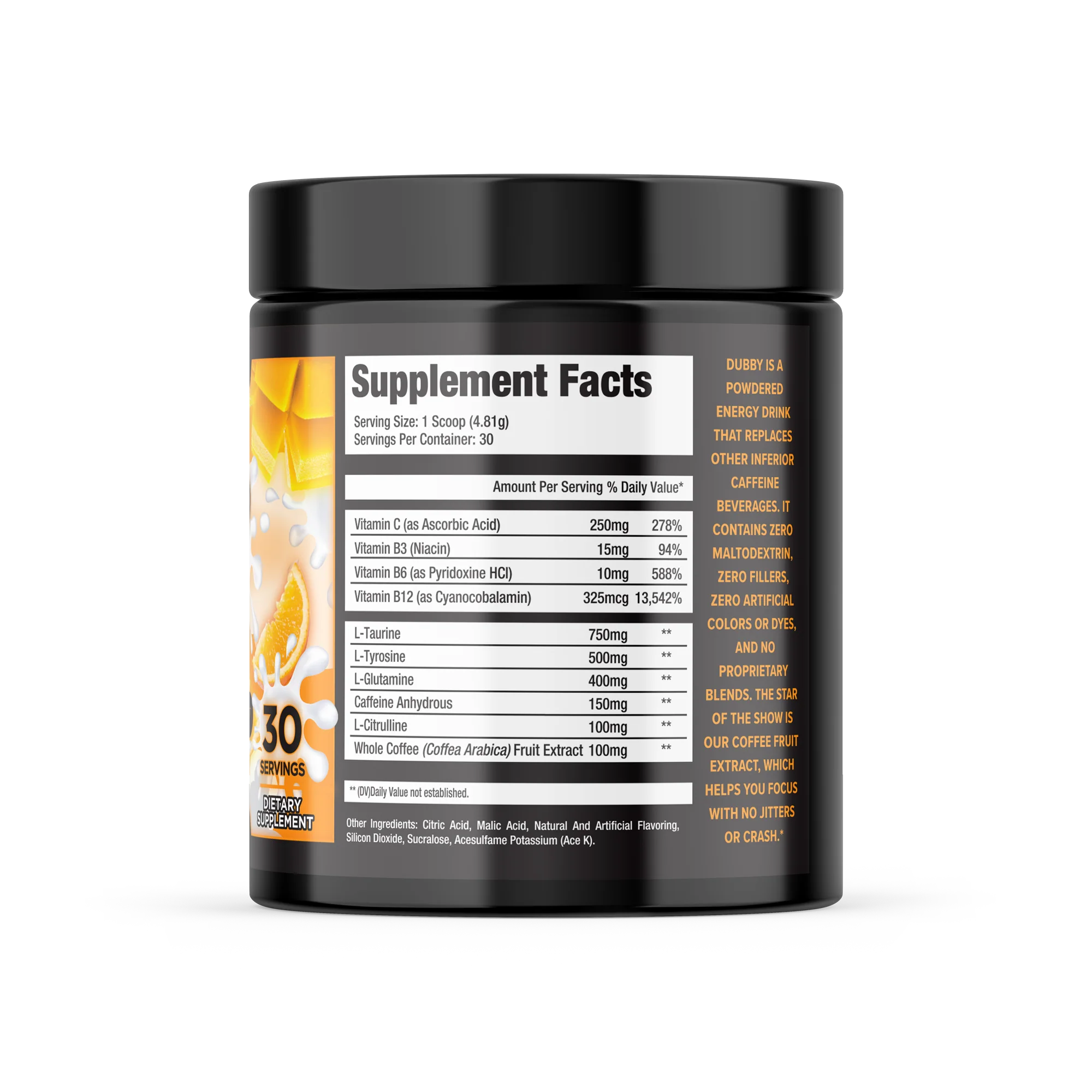 Cali O Cream Energy Drink Tub - Image 3