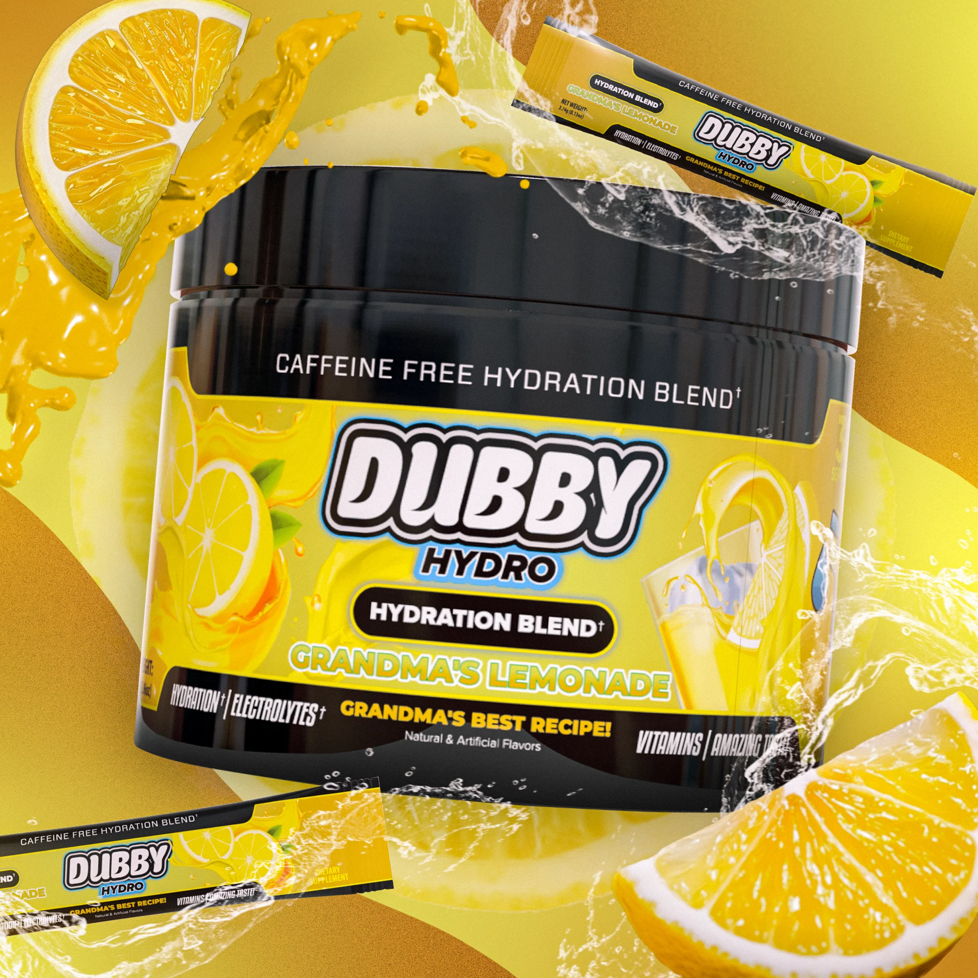 Grandma's Lemonade Hydro Hydration Drink Tub (Caffeine Free)