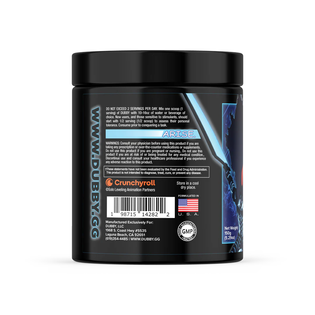 Igris Strike Solo Leveling Official License Energy Drink Tub - Image 3