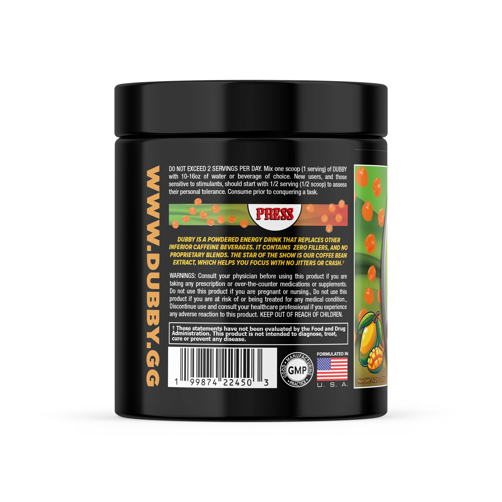 Mango Drops Energy Drink Tub - Image 3