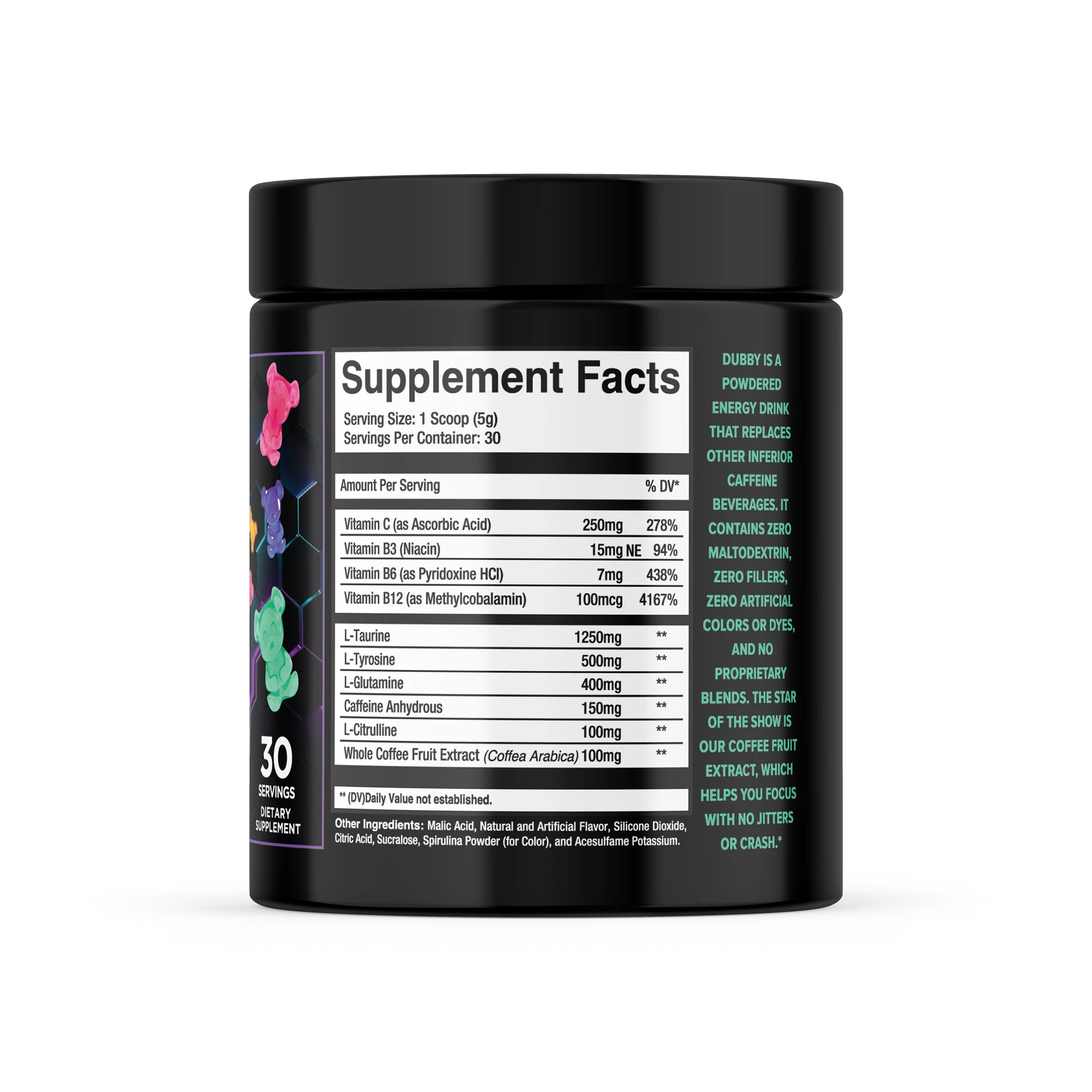 Sour Gummy Bear Energy Drink Tub - Image 3