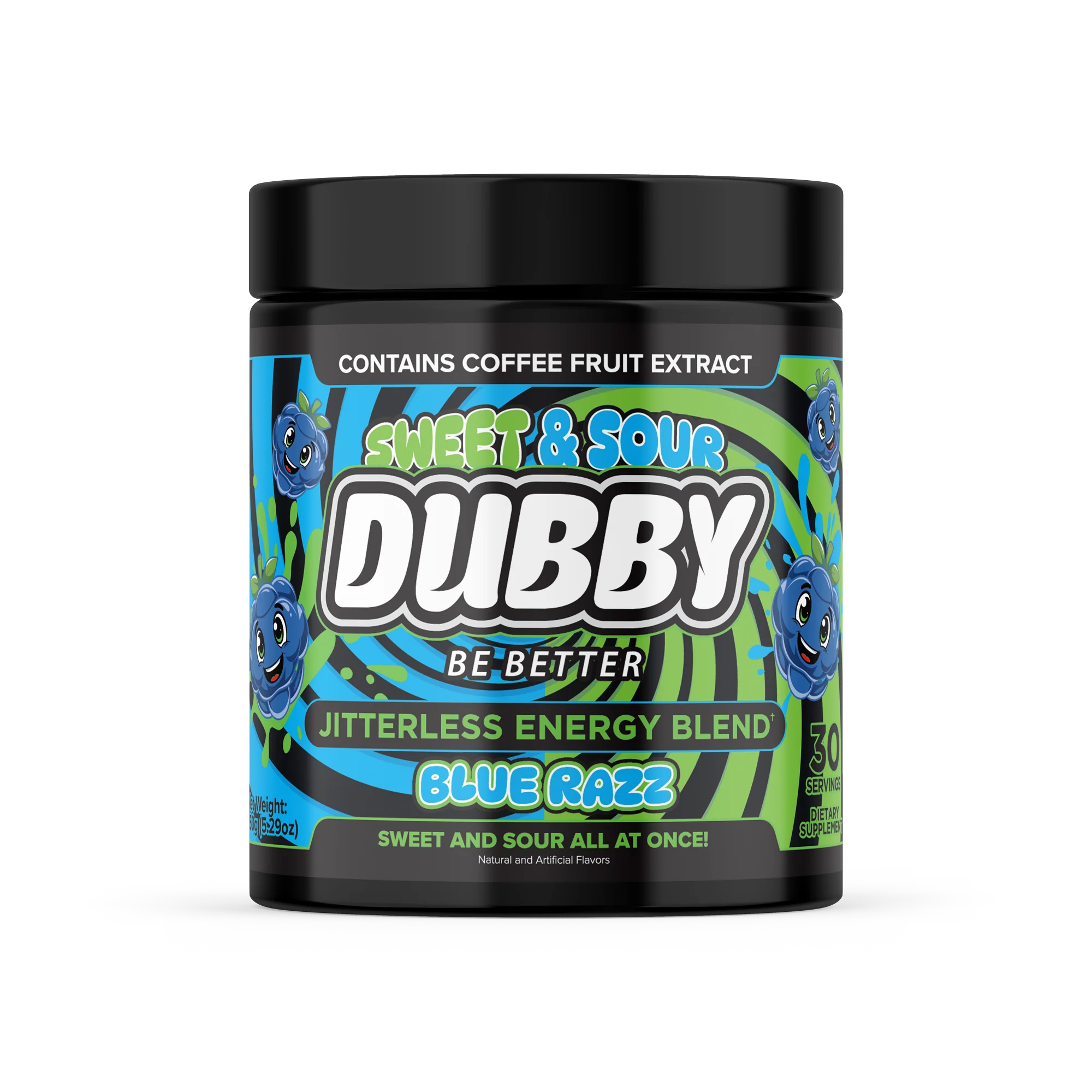 Sweet & Sour Blue Razz Energy Drink Tub - Image 2