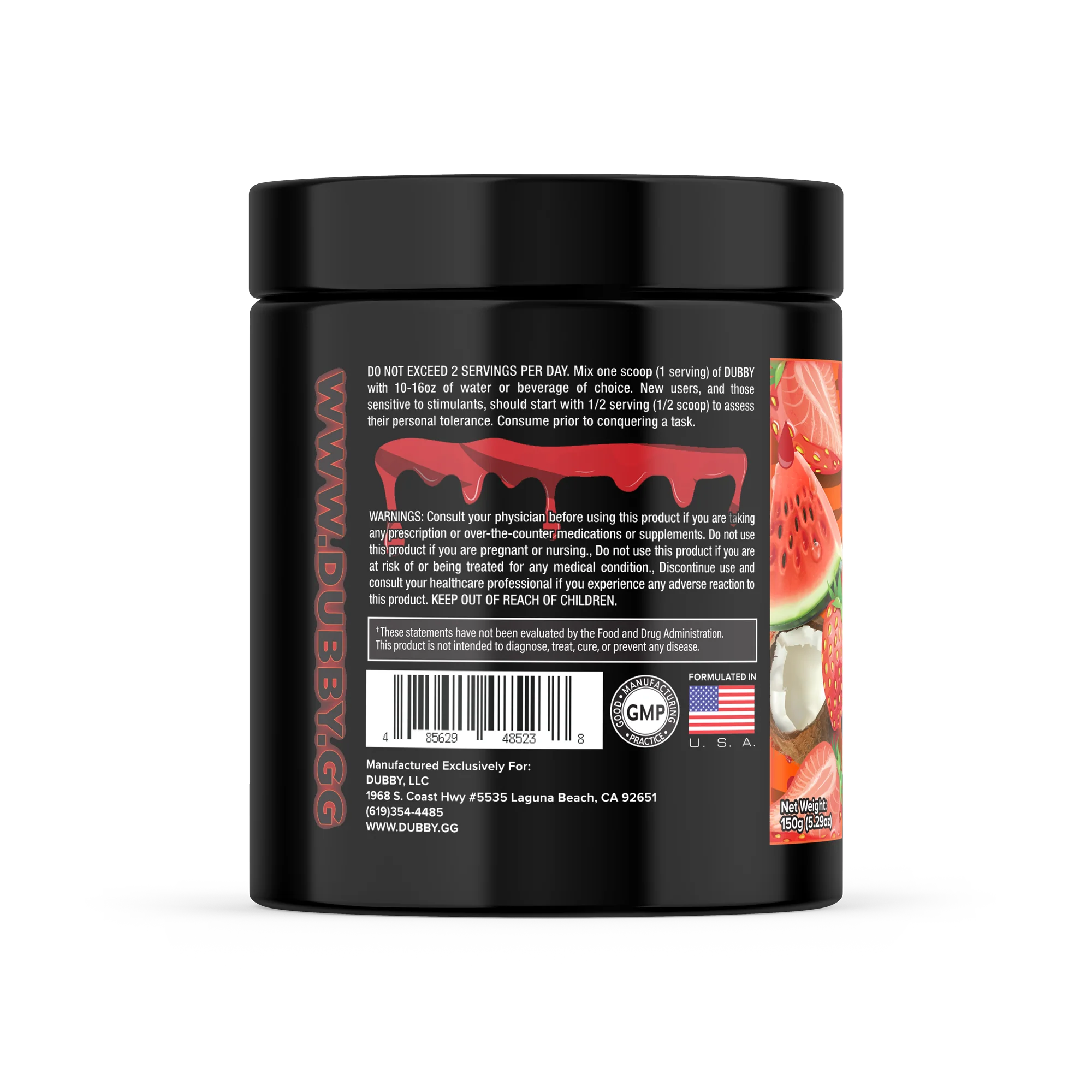 Tiger's Blood Flavor Energy Drink Tub - Image 3